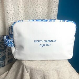 Dolce & Gabbana Light Blue Perfume Cosmetic Pouch 5.5 H x 9.5 L